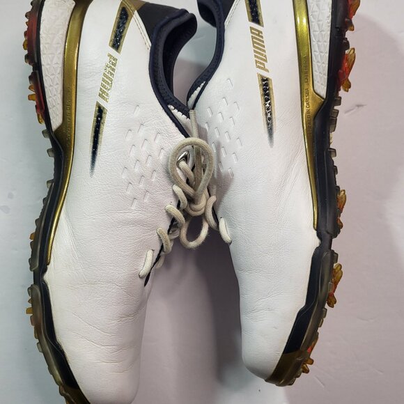 Puma PROADAPT DELTA GOLF SHOES White/Navy Size 8.5 - Picture 3 of 7